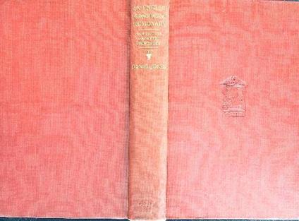 An English Pronouncing Dictionary - Daniel Jones - copertina