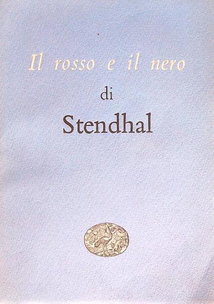 Il rosso e il nero - Stendhal - copertina