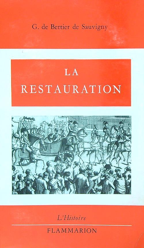 La restauration - copertina