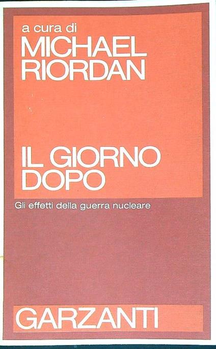 Il giorno dopo - copertina