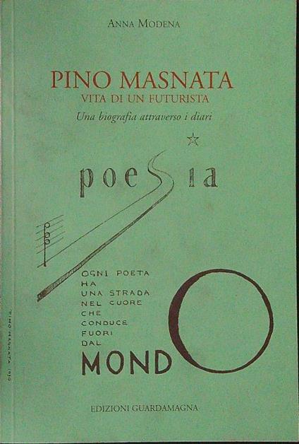 Pino Masnata vita di un futurista - Anna Modena - copertina