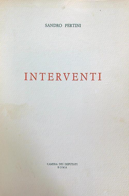 Interventi