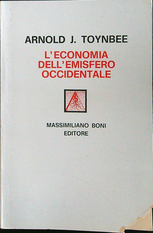 L' economia dell'emisfero occidentale - Arnold Tonybee - copertina