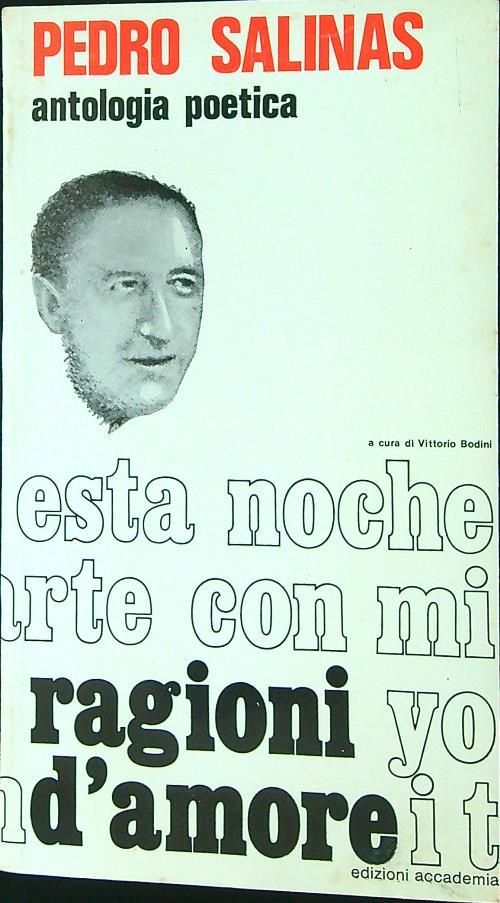 Antologia poetica Ragioni d'amore - Pedro Salinas - copertina