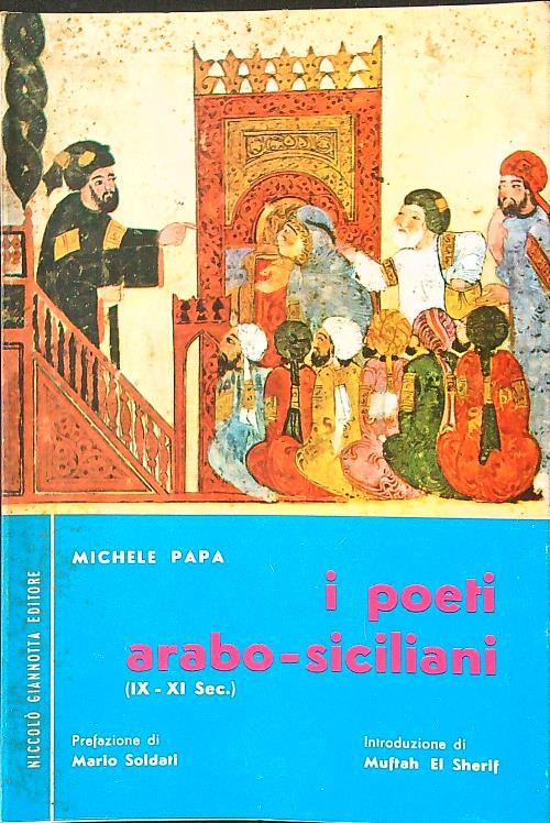 I poeti arabo-siciliani IX-XI sec. - Michele Papa - copertina