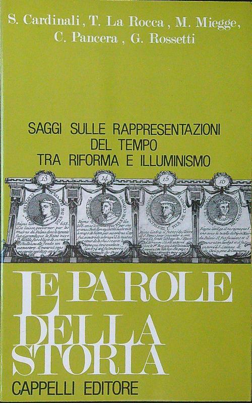 Saggi sulle rappresentazioni del tempo tra riforma e illuminismo