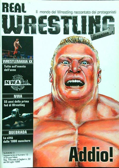 Real wrestling The Magazine numero 0 - copertina