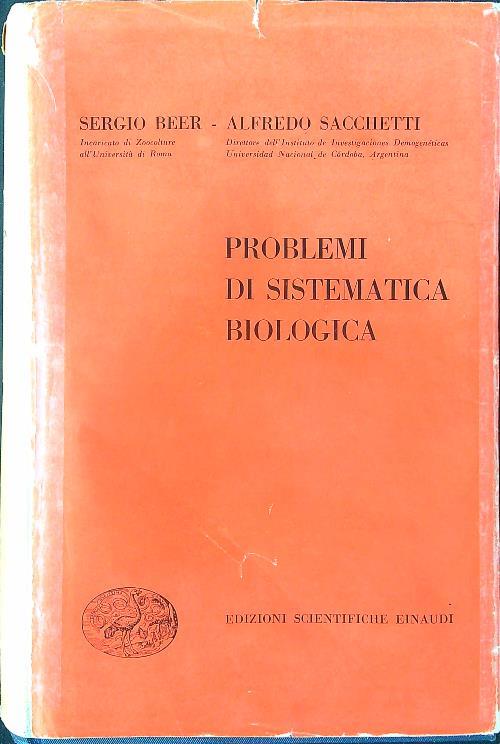 Problemi di sistematica biologica