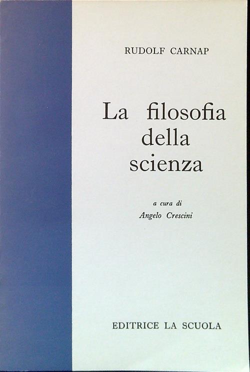 La filosofia della scienza - Rudolf Carnap - copertina