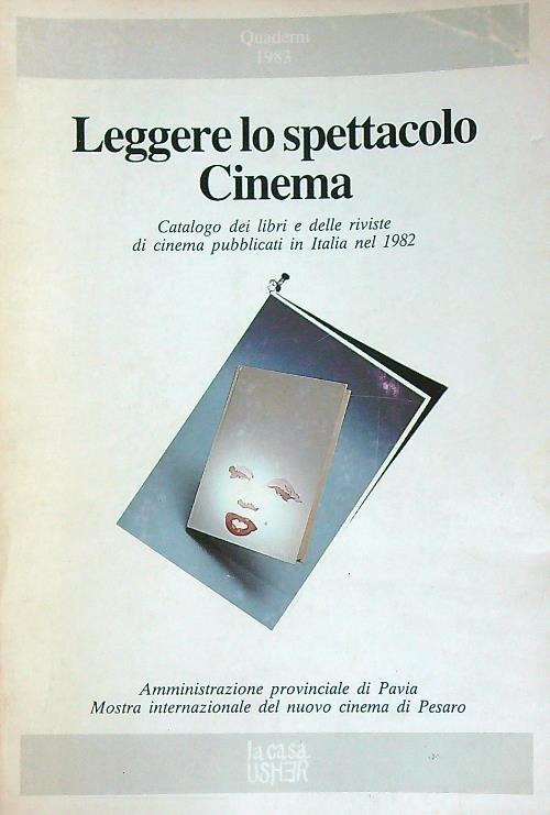 Leggere lo Spettacolo. Cinema - copertina