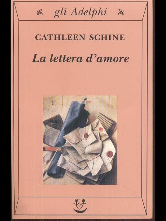 La ettera d'amore - Cathleen Schine - copertina