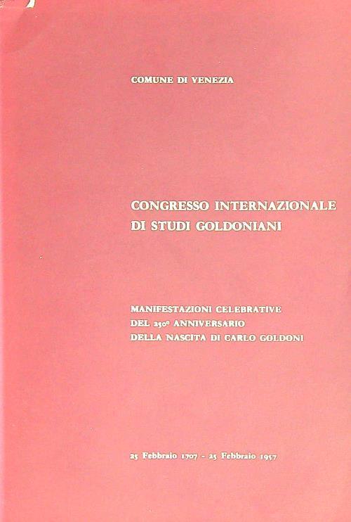 Congresso internazionale di studi goldoniani