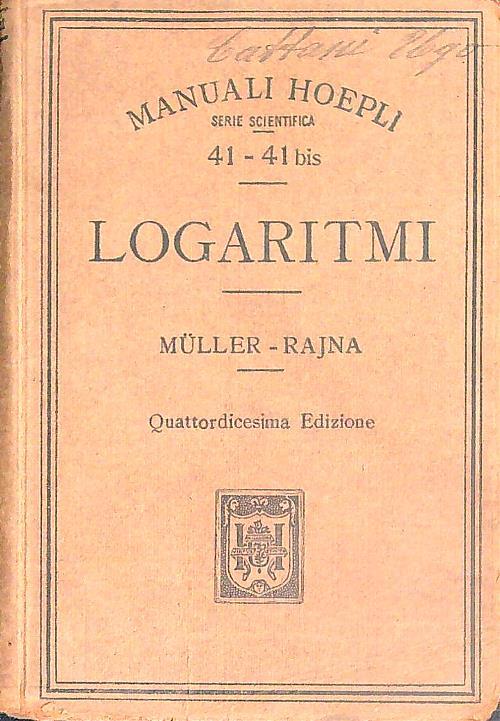 Tavole di logaritmi