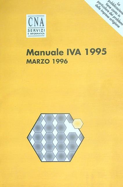 Manuale IVA 1995 Marzo 1996 - copertina