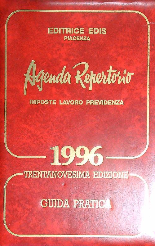 Agenda repertorio 1996. Imposte lavoro previdenza - copertina