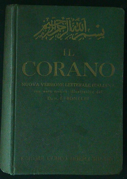 Il  Corano - Luigi Bonelli - copertina