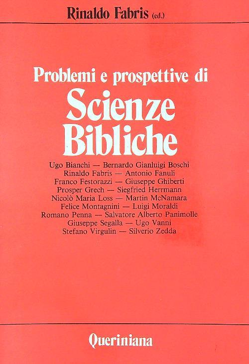 Problemi e prospettive di scienze bibliche - Rinaldo Fabris - copertina