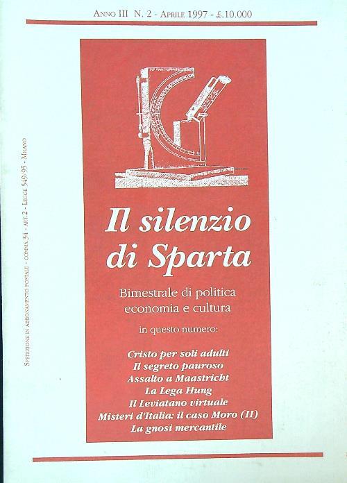 Il silenzio di Sparta 2/ Aprile 1997 - copertina