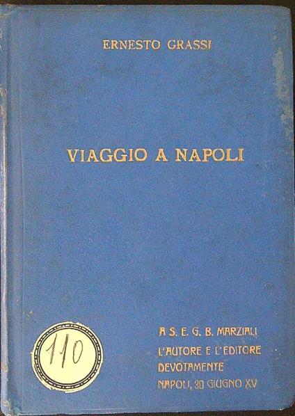 Viaggio a Napoli - Ernesto Grassi - copertina