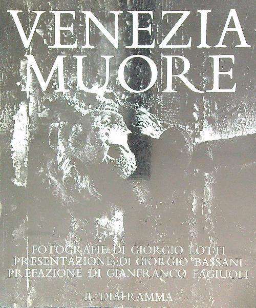 venezia muore - Giorgio Lotti - copertina
