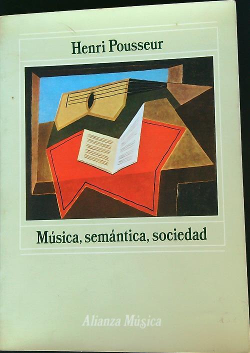 Musica Semantica Sociedad - Henri Pousser - copertina