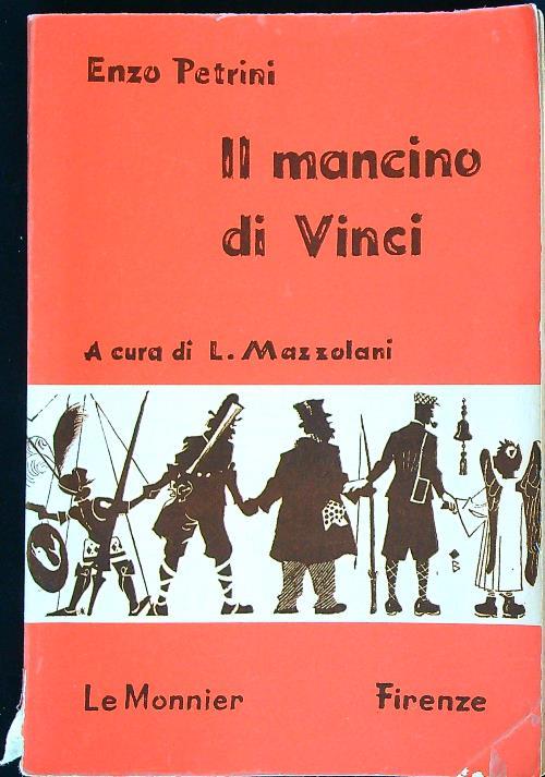 Il mancino di Vinci  - Enzo Petrini - copertina