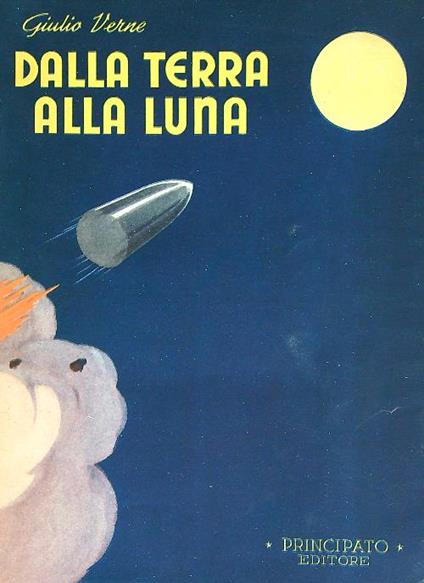 Dalla Terra alla Luna - Giulio Verne - copertina