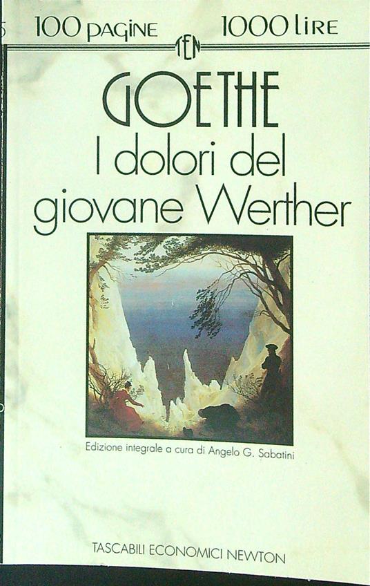 I dolori del giovane Werther - Goethe - copertina