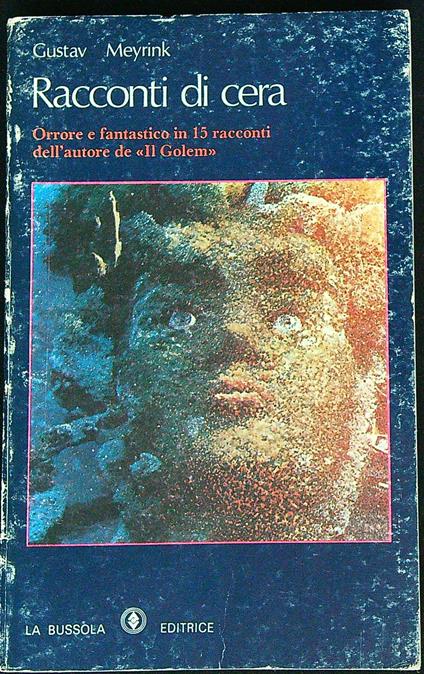 Racconti di cera - Gustav Meyrink - copertina