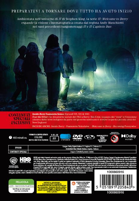 Welcome to Derry. Stagione 1 (DVD) - DVD - 2