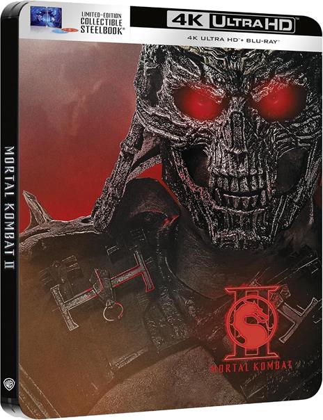 Mortal Kombat II. Steelbook (4K Ultra Hd + Blu-ray) di Simon McQuoid - Blu-ray + Blu-ray Ultra HD 4K