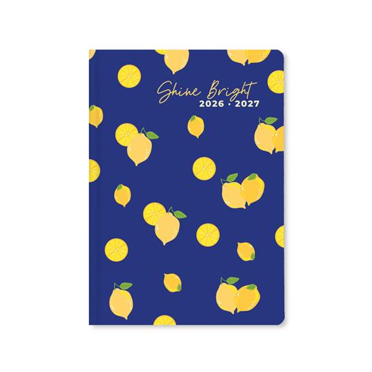 Diario accademico 2026-2027 Citrus A5 Giornaliero Shine bright