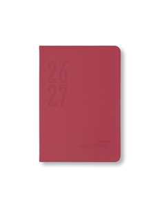Cartoleria Diario accademico 2026-2027 Conscious A6 Giornaliero Lampone Caimi