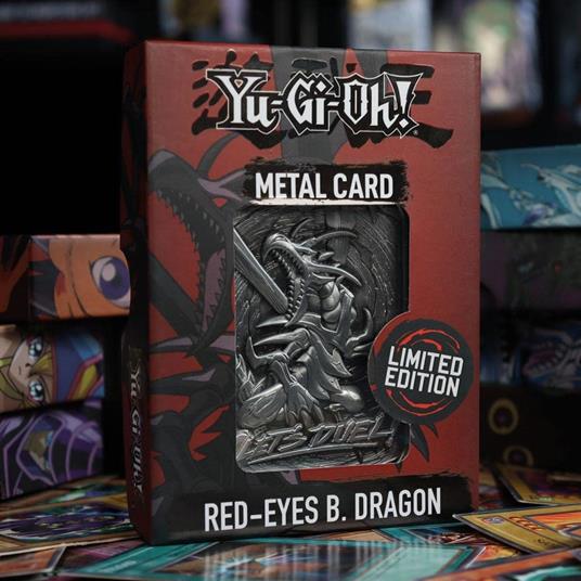 Yu-gi-oh! Replica Card Red Eyes B. Dragon Edizione Limitata Fanattik