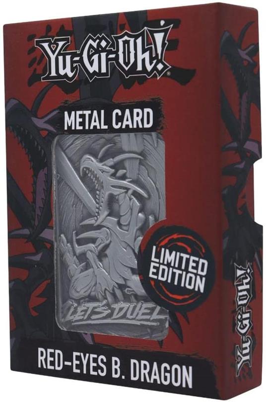Yu-gi-oh! Replica Card Red Eyes B. Dragon Edizione Limitata Fanattik - 3