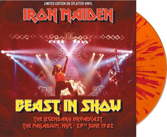 Palladium Nyc 1982 (Red & Orange Splatter Vinyl) - Vinile LP di Iron Maiden