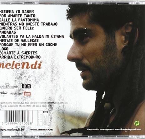 Mientras no cueste trabajo - CD Audio di Melendi - 2