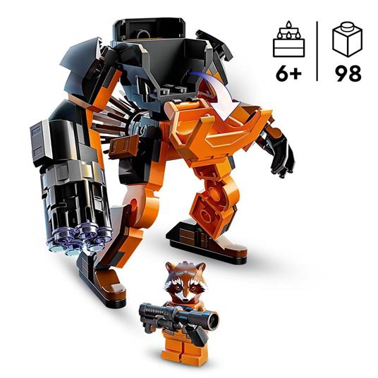 LEGO Marvel Avengers Armatura Mech Rocket - 3