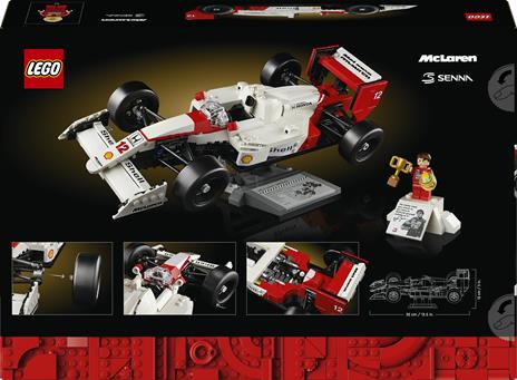 LEGO ICONS McLaren MP4/4 e Ayrton Senna - 11