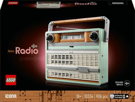 LEGO ICONS Radio vintage. Esclusiva