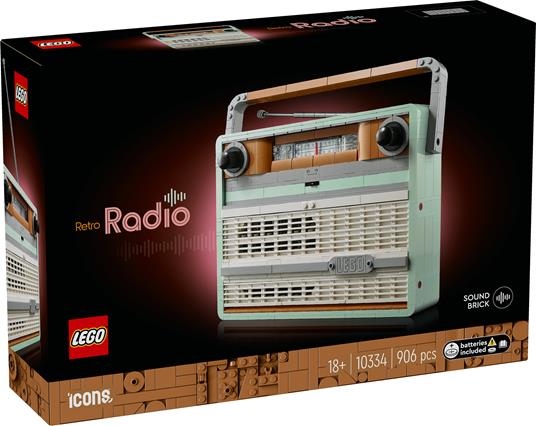 LEGO ICONS Radio vintage. Esclusiva - 8
