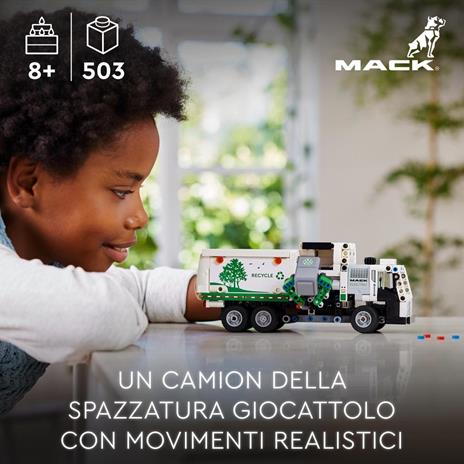 LEGO Technic (42167). Camion della Spazzatura Mack LR Electric - 2