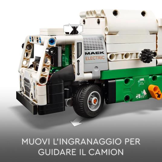 LEGO Technic (42167). Camion della Spazzatura Mack LR Electric - 4