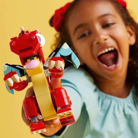 LEGO Creator (31145). 3in1 Drago Rosso - 2