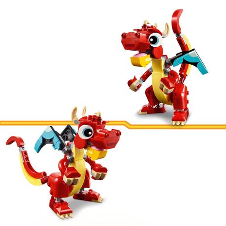 LEGO Creator (31145). 3in1 Drago Rosso - 4