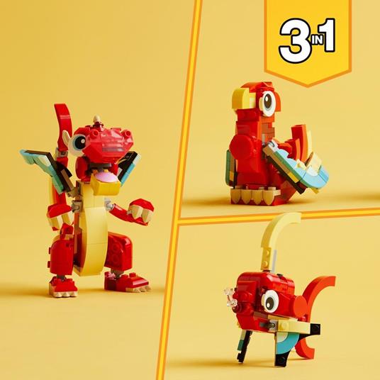LEGO Creator (31145). 3in1 Drago Rosso - 6