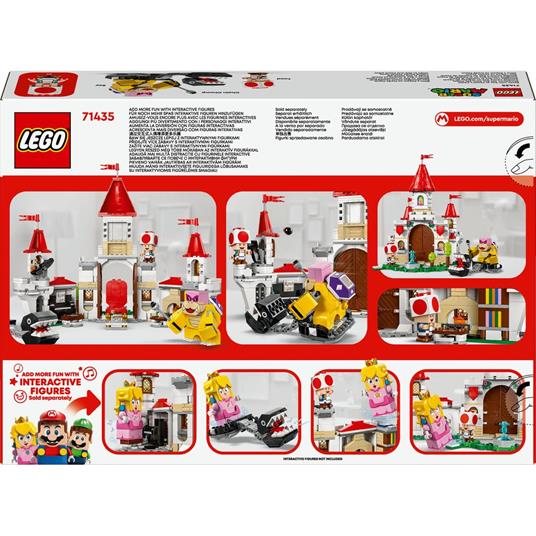 LEGO Super Mario 71435 Battaglia con Roy al Castello di Peach Giocattolo con Personaggi Nintendo, Giochi per Bambini 7+ - 9