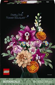 LEGO Botanicals (10342). Bouquet di Fiori Rosa