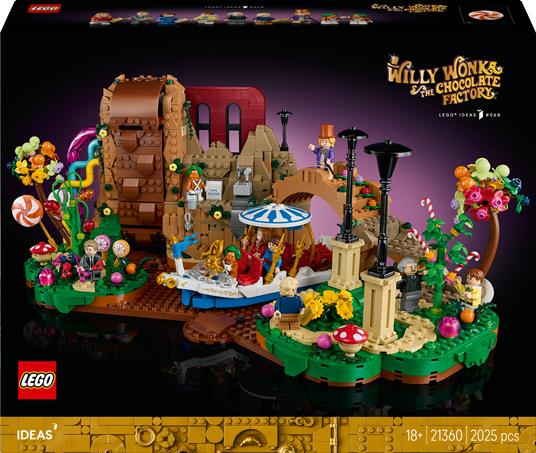 LEGO Ideas (21360). Willy Wonka e la fabbrica di cioccolato. Esclusiva