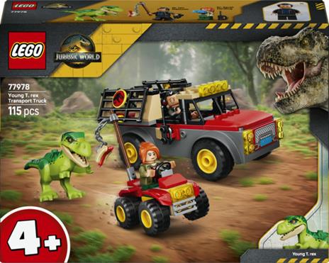LEGO Jurassic World (77978). Camion da trasporto per il giovane T. rex